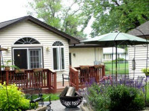 Enjoy Lunch on the Deck in the Garden!